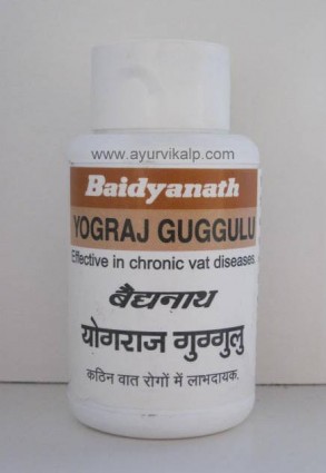 Baidyanath YOGRAJ Guggulu Ayurveda Sar Sangraha, 120 tablets, effective in chronic vat diseases